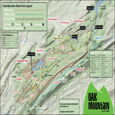 Oak Mtn Blood Rock Trail - Team Practice