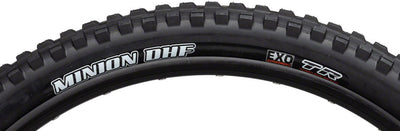 Maxxis Minion DHF Tire - 27.5 x 2.5, Tubeless, Folding, Black, Dual, EXO, Wide Trail White Logo