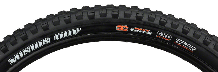 Maxxis Minion DHF 29 x 2.50 Wide Trail (WT) Tire Folding 60tpi Dual Compound EXO, Tubeless Ready