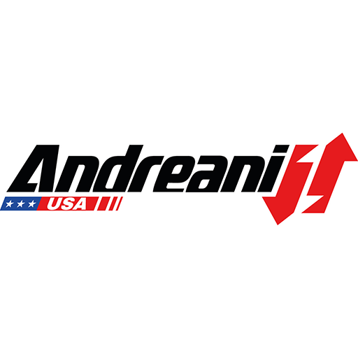 Andreani Group USA - Innovative Suspension Solutions. Andreani Group USA logo with the company name in a sleek, modern font and a stylized graphic element.