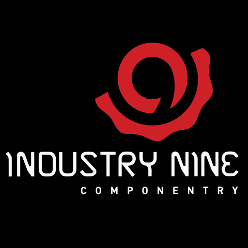 Industry Nine logo with company name in a stylized font and a gear icon in the letter "N." The Industry Nine logo, consisting of the company name in a stylized font with a gear icon incorporated into the letter "N."